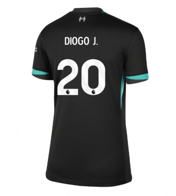 Liverpool Diogo Jota #20 Bortatröja Dam 2024-25 Kortärmad